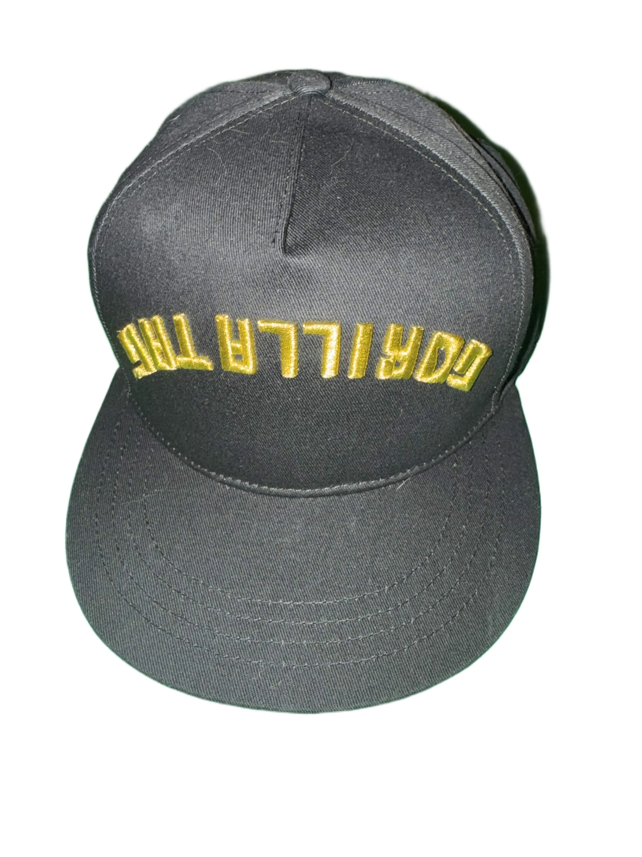 Black & Gold Downside Up Cap